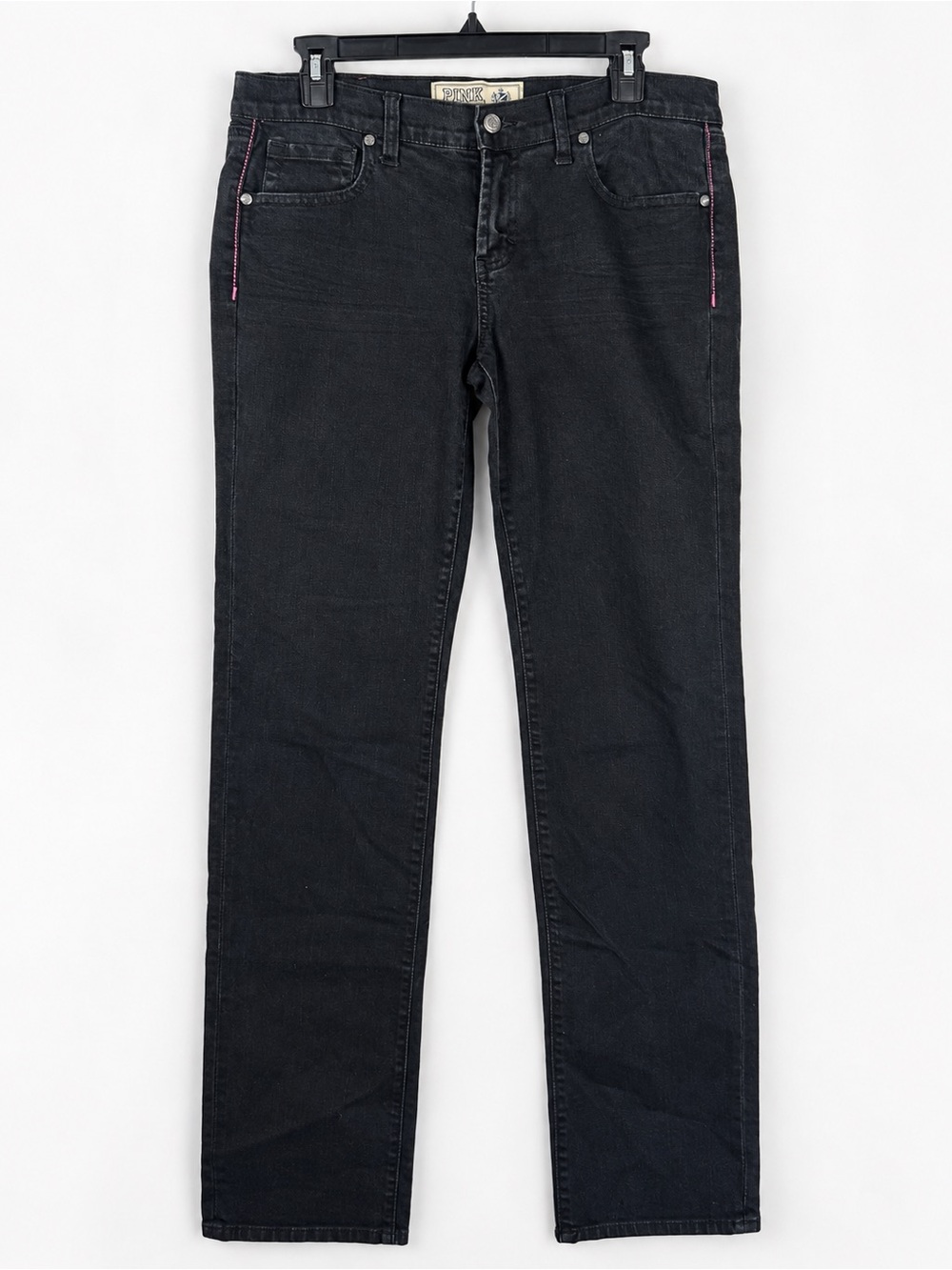 Vintage 2009 PINK Victoria’s Secret Black Low Rise Jeans 10S